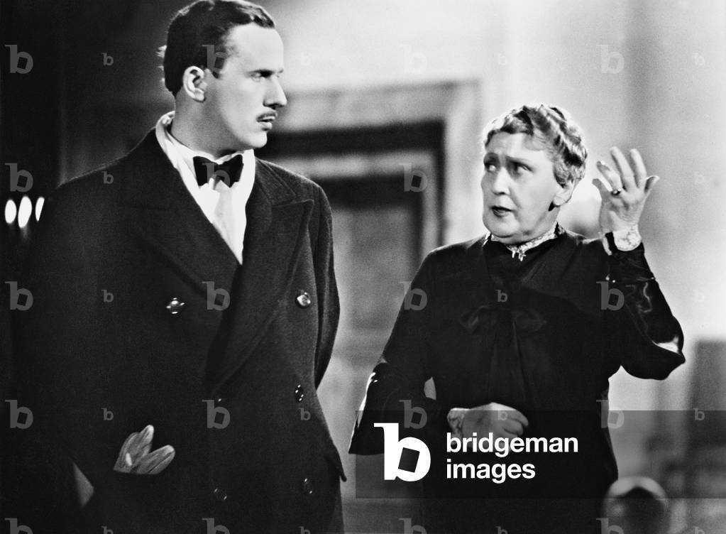 Axel von Ambesser and Josefine Dora in 'Ein hoffnungsloser Fall', 1939 (b/w photo)