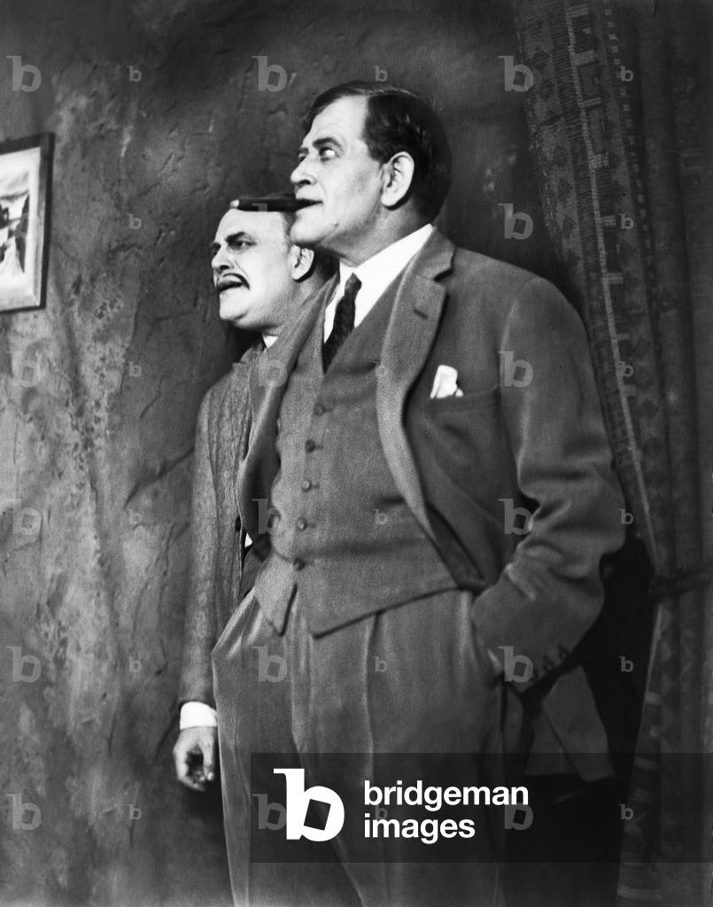 Hermann Vallentin and Albert Steinrueck in 'Adventure Mad', 1926 (b/w photo)