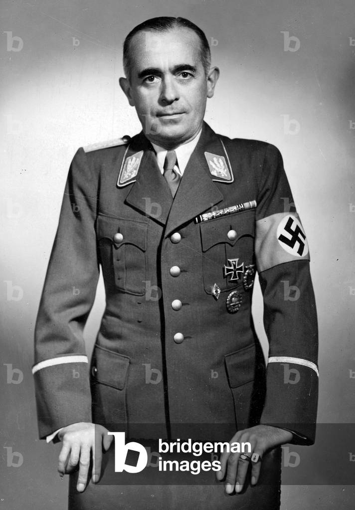 Reich Sport Leader Hans von Tschammer und Osten, 1938 (b/w photo)