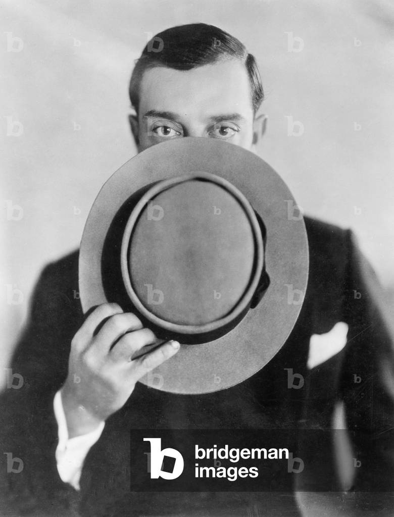 Buster Keaton (b/w photo)