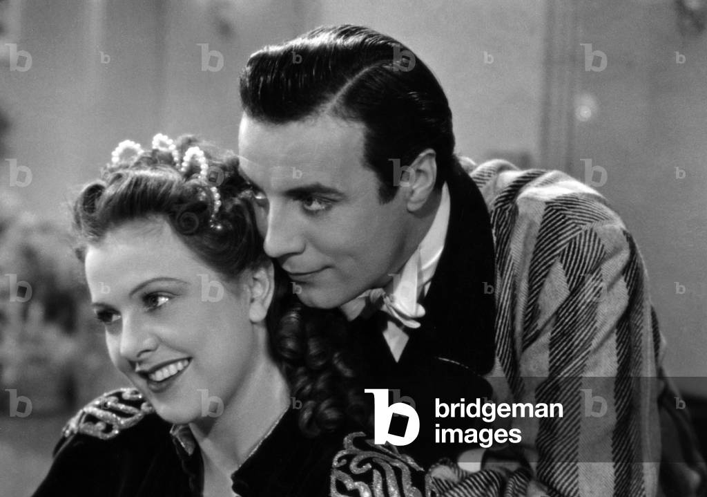Dora Komar and Johannes Heesters, 1938 (b/w photo)
