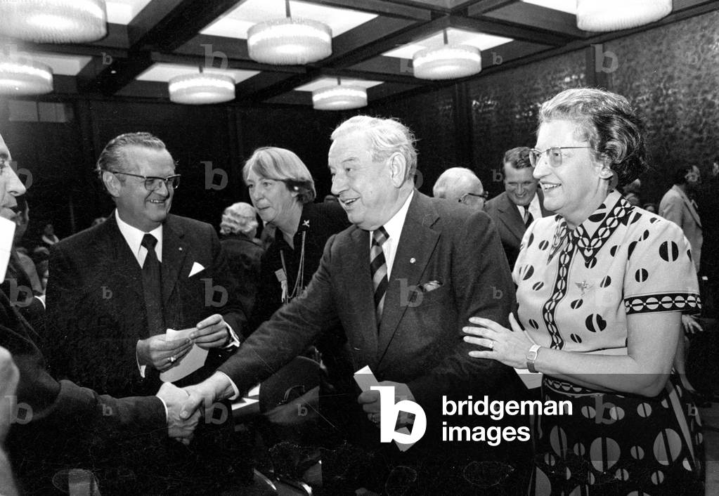 20th Anniversary of the Association of Women Entrepreneurs, 1974 (b/w photo)