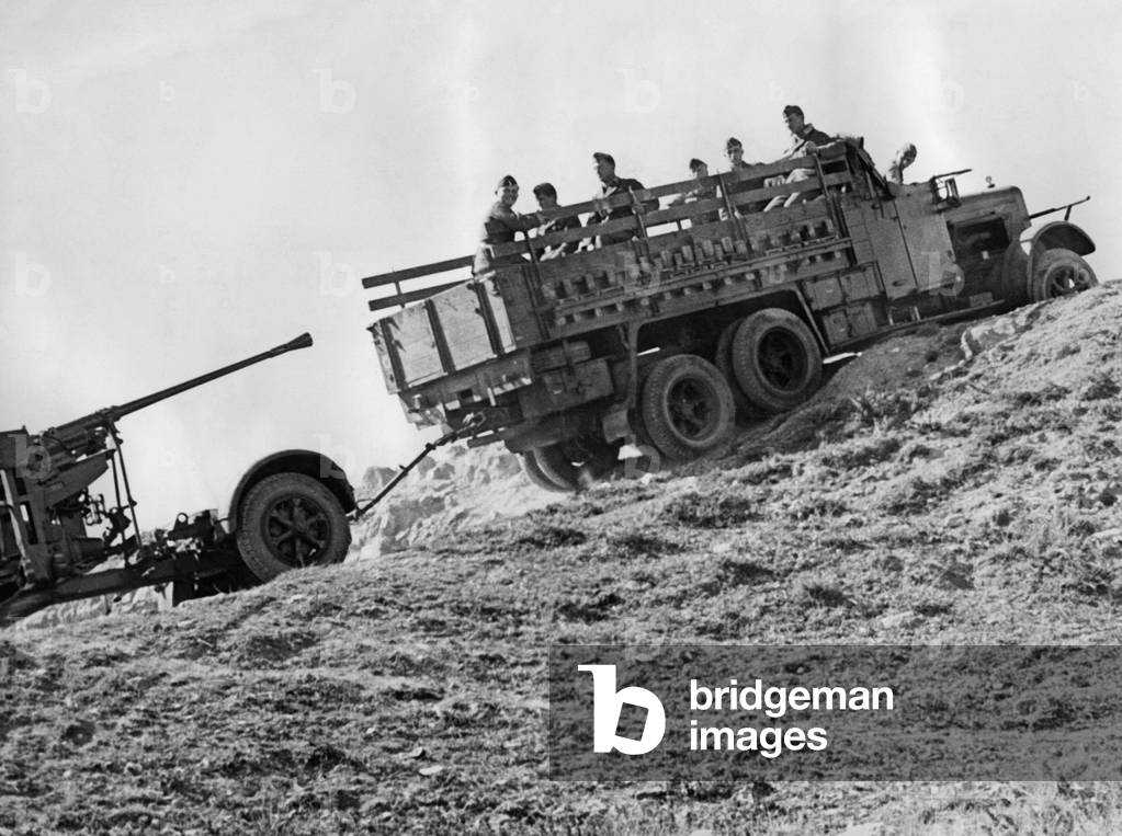 Anti-aircraft unit of the Condor Legion in Spain, 1939