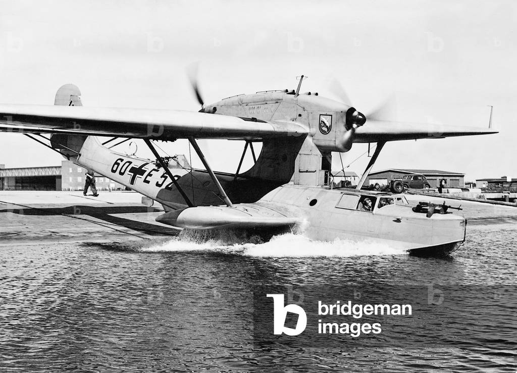 German flying boat Dornier Do 18, 1940 (b/w photo)
