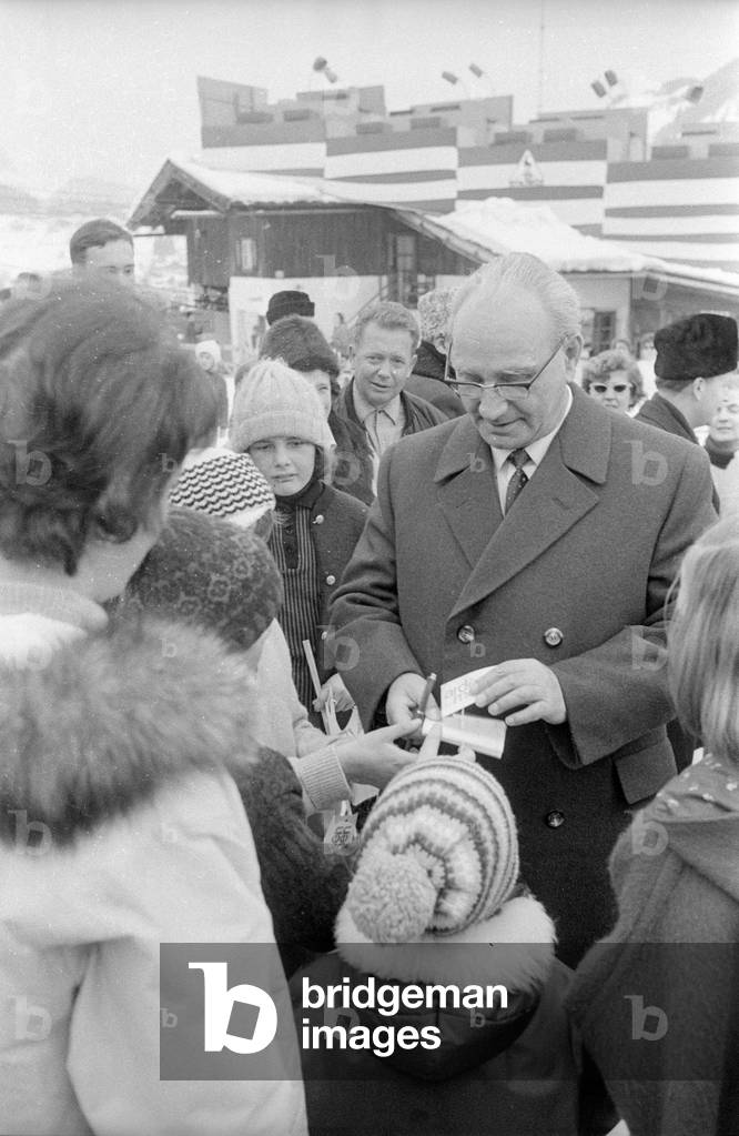 Franz Josef Jonas, 1966 (b/w photo)