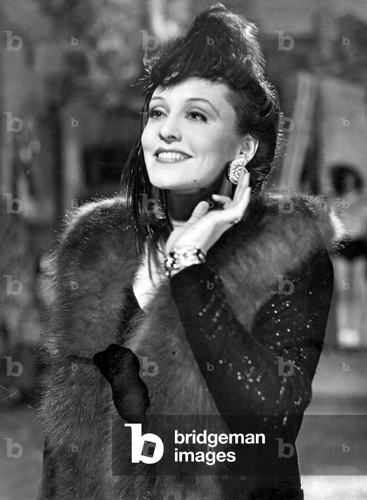 Zarah Leander in The Blue Fox, 1938 (b/w photo)