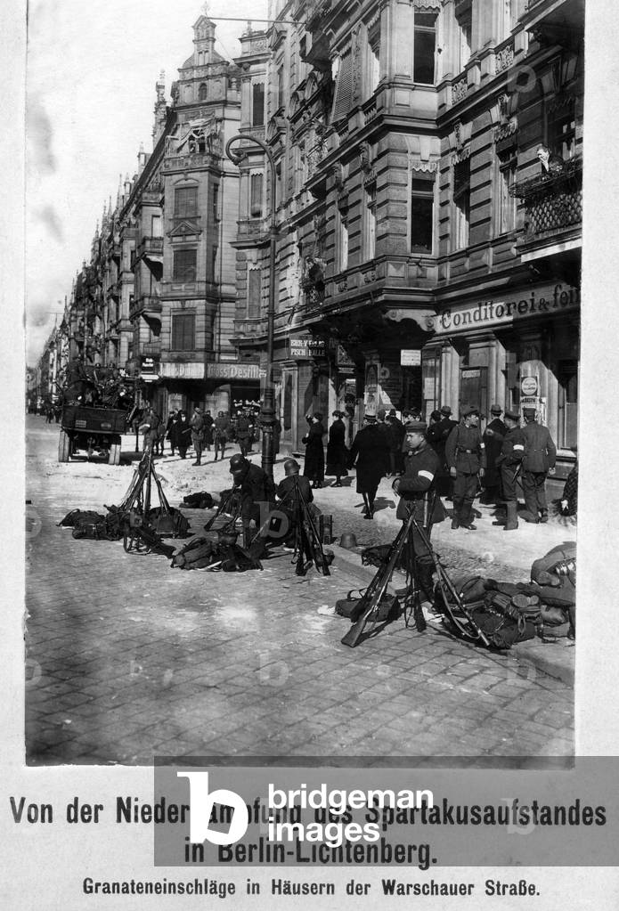 Government troops in Berlin-Lichtenberg, 1919