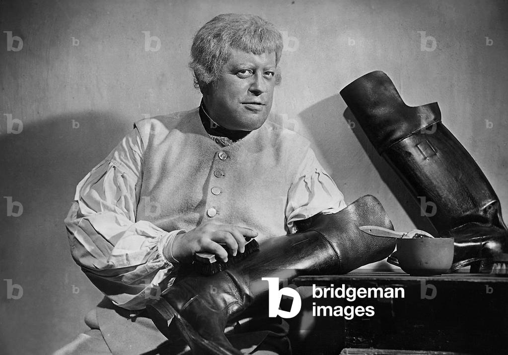 Paul Dahlke in 'Das Fraeulein von Barnhelm', 1940 (b/w photo)
