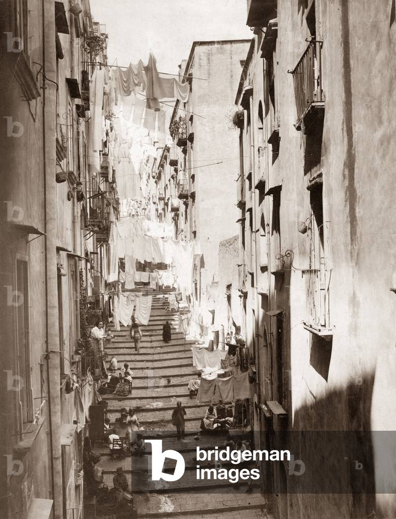 Naples, around 1920 (b/w photo)
