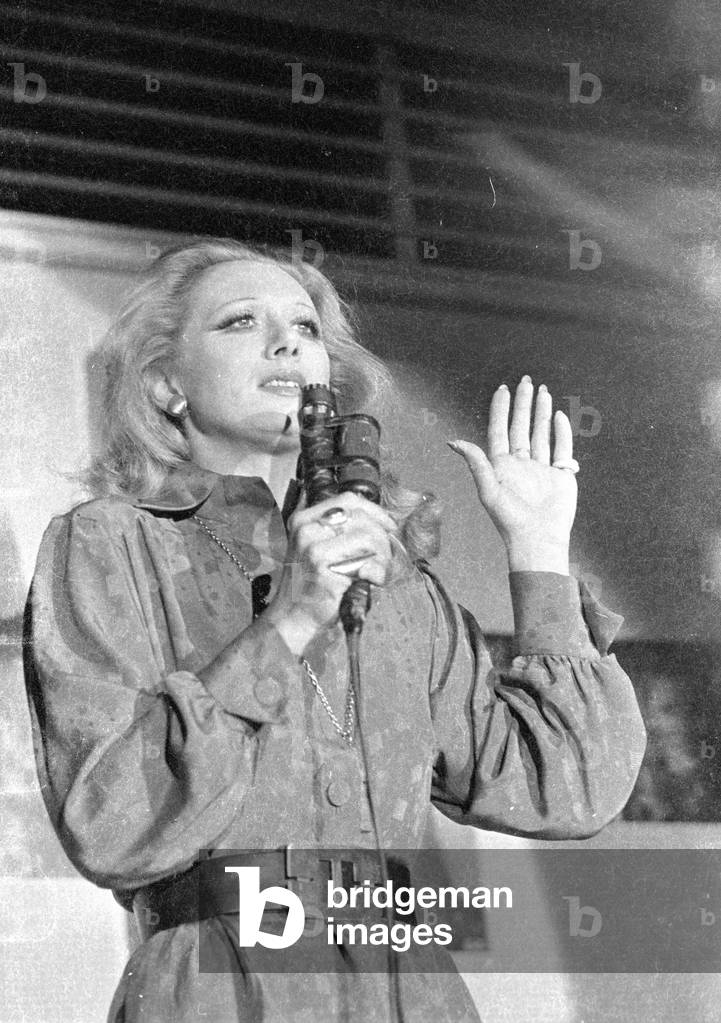 Margot Werner, 1974 (b/w photo)