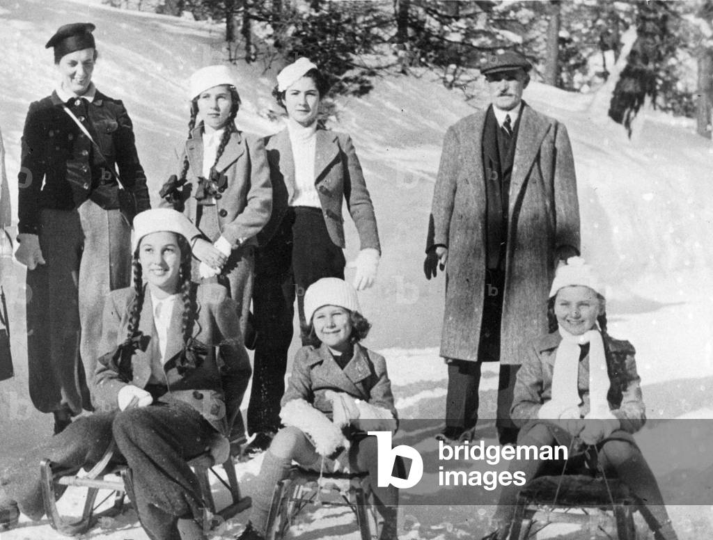 Princess Fawzia, 1937 (b/w photo)