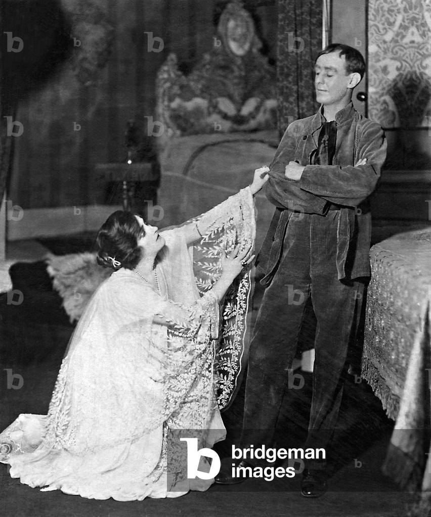 Fern Andra and George Blanvalet, 1917 (b/w photo)