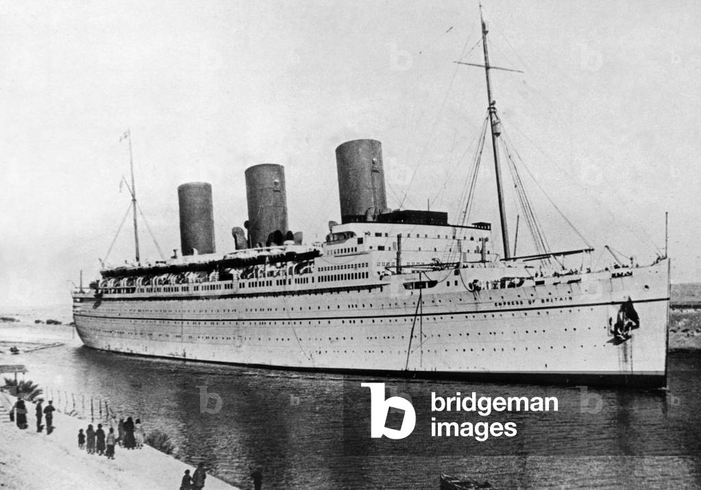 The RMS Empress of Britain, circa 1935