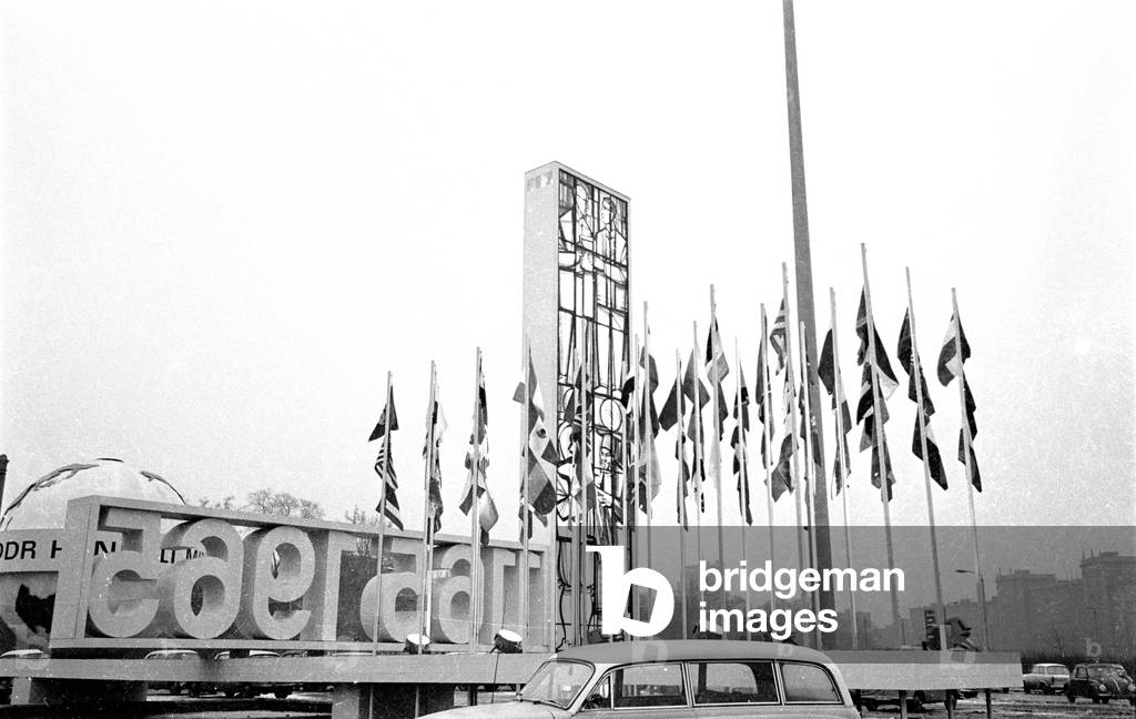 The 800th anniversary of the Leipzig Trade Fair, 1965 (b/w photo)