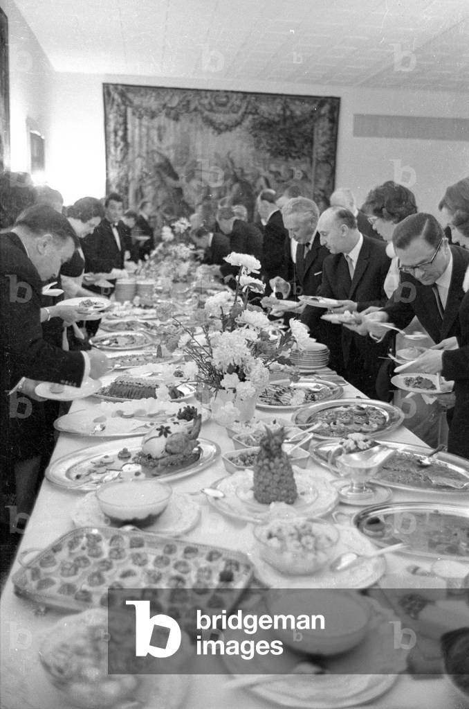 Palais Schaumburg in Bonn, 1964 (b/w photo)