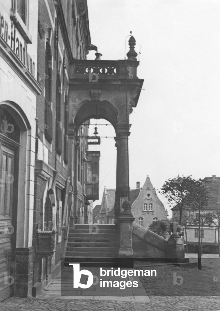 The Dahlen Town Hall (b/w photo)