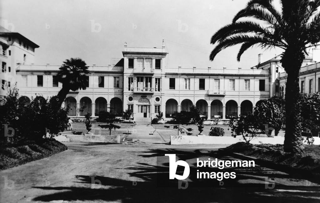Grand Hotel Taoro on Tenerife (b/w photo)