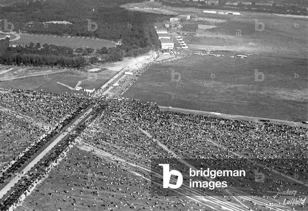 Berlin-Tempelhof Airport, 1935 (b/w photo)