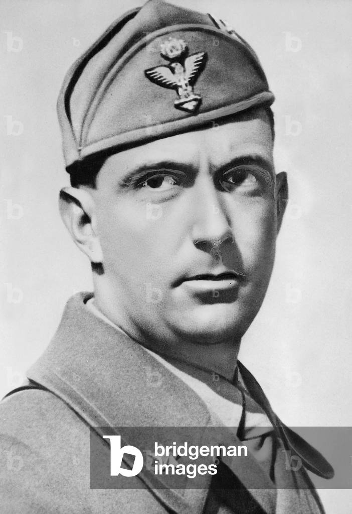 Crown Prince Umberto of Italy, 1942 (b/w photo)