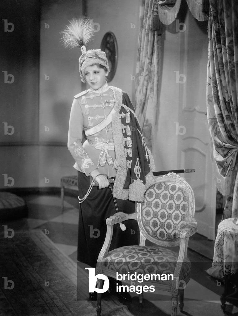 Mady Christians in 'Lieutenant warst Du einst bei den Husaren', 1930 (b/w photo)