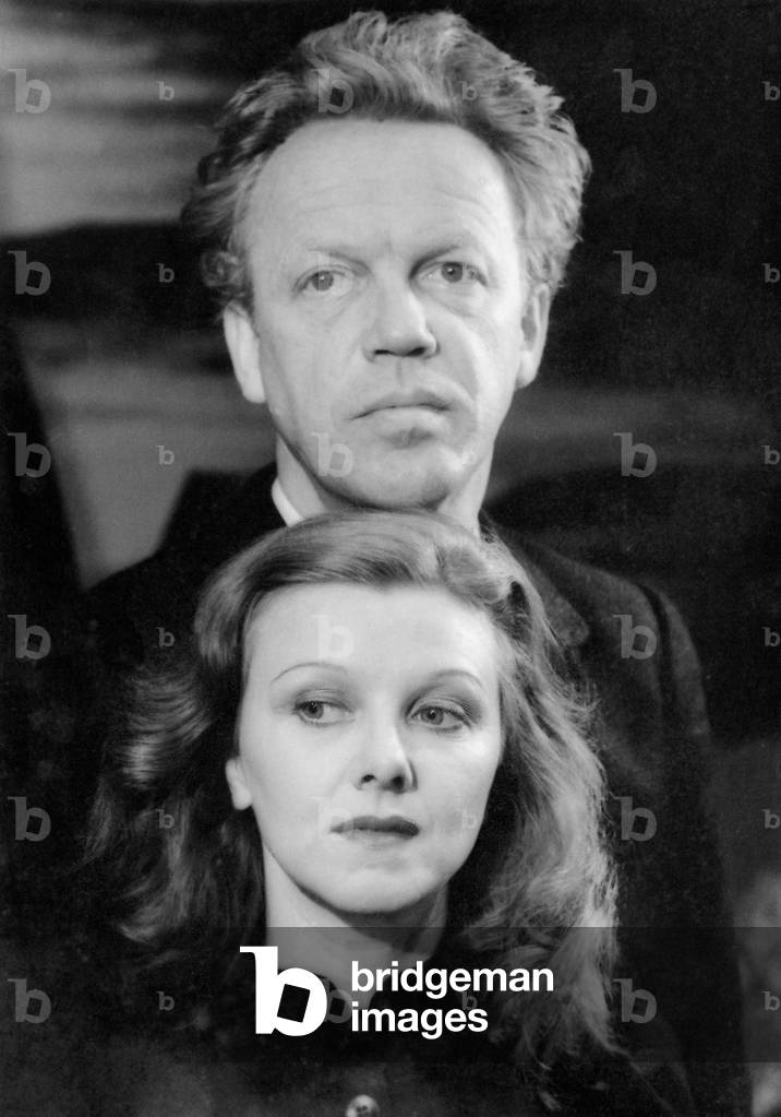Maria Nicklisch and Friedrich Domin in 'Game of Life' (b/w photo)