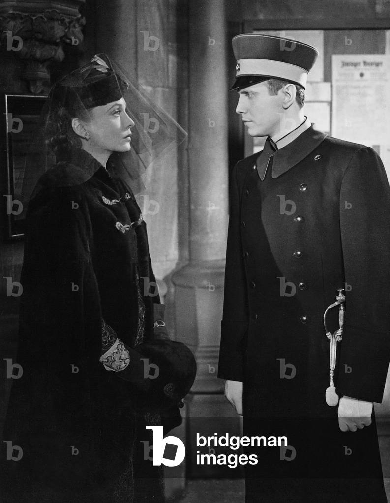 Zarah Leander and Hans Nielsen in Heimat, 1938 (b/w photo)