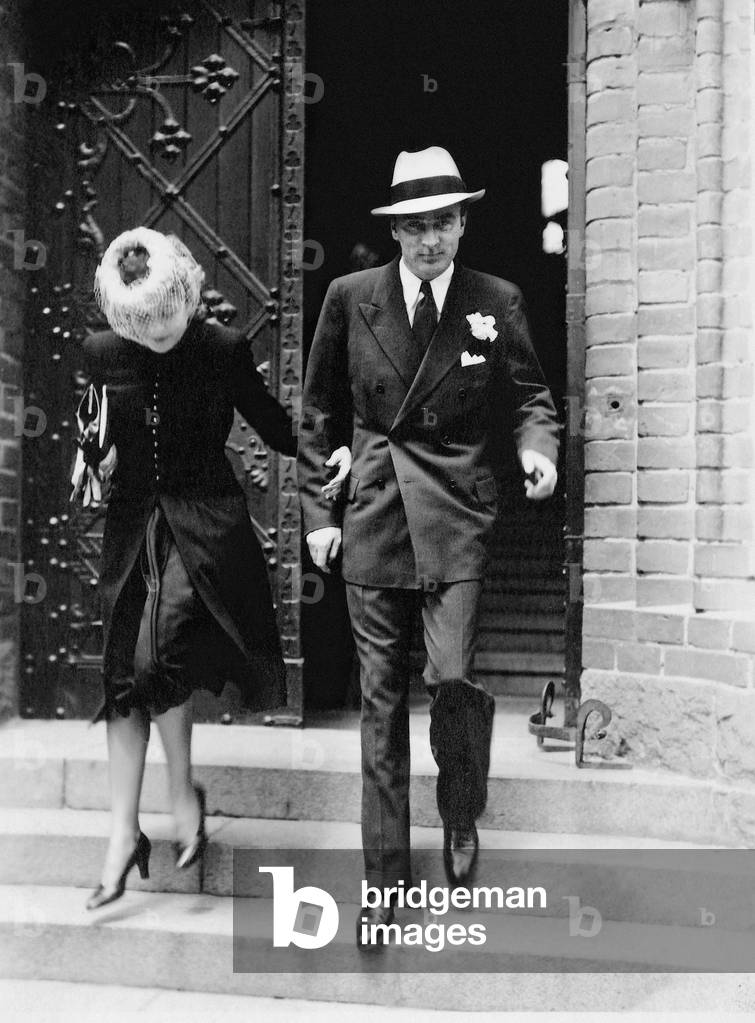 Fita Benkhoff and Wilhelm Strohn, 1939 (b/w photo)