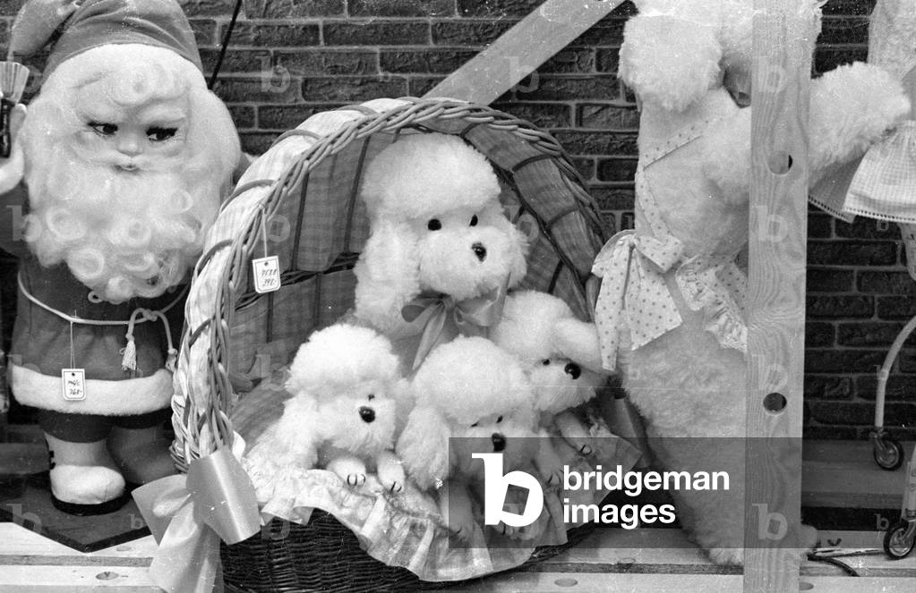 The Nuremberg Toy Fair, 1971 (b/w photo)
