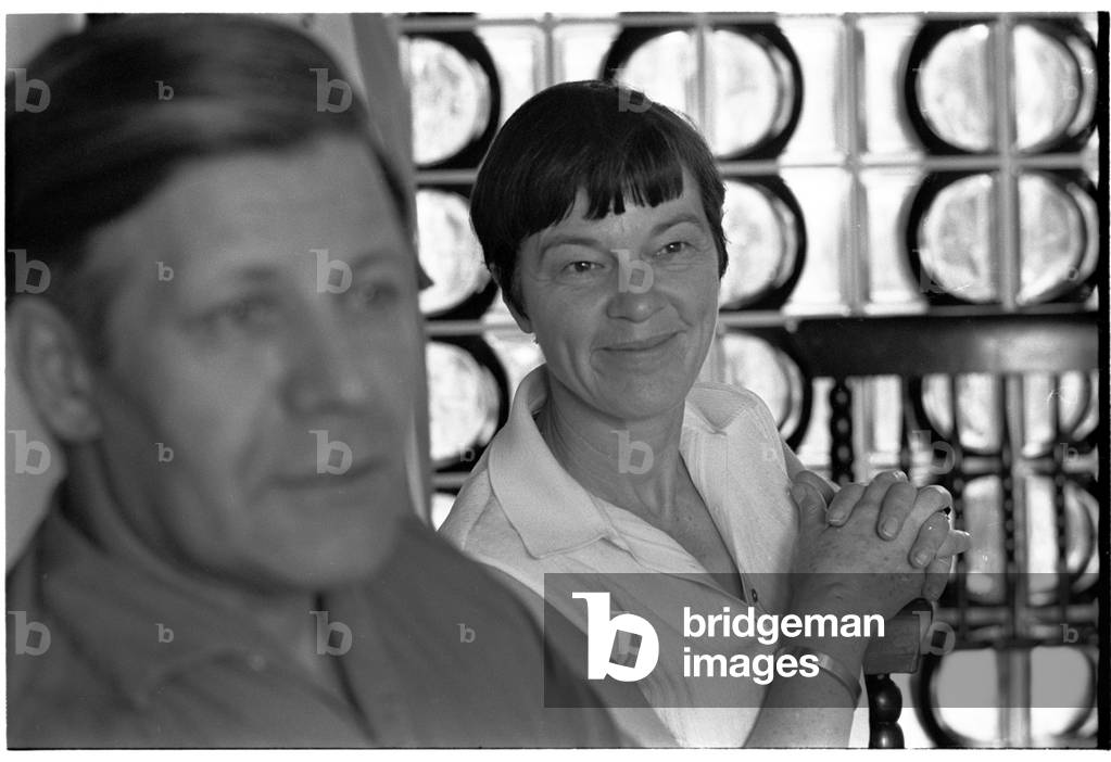 Helmut and Loki Schmidt, 1970 (b/w photo)