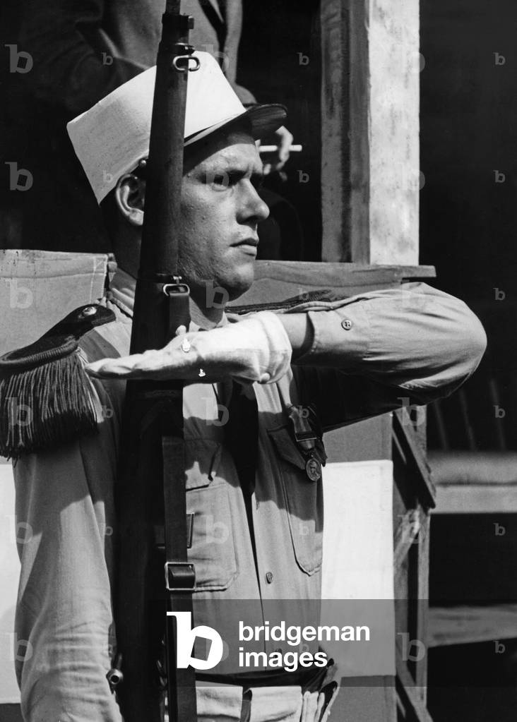 Germans in the French Foreign Legion (b/w photo)