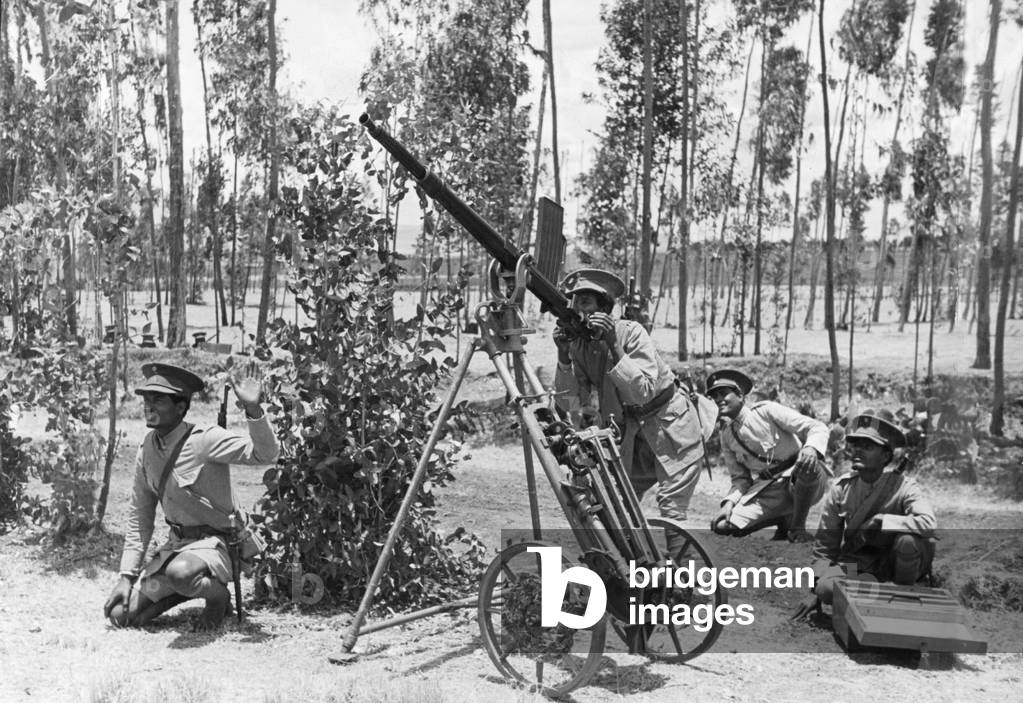 Italo-Abyssinian war (b/w photo)