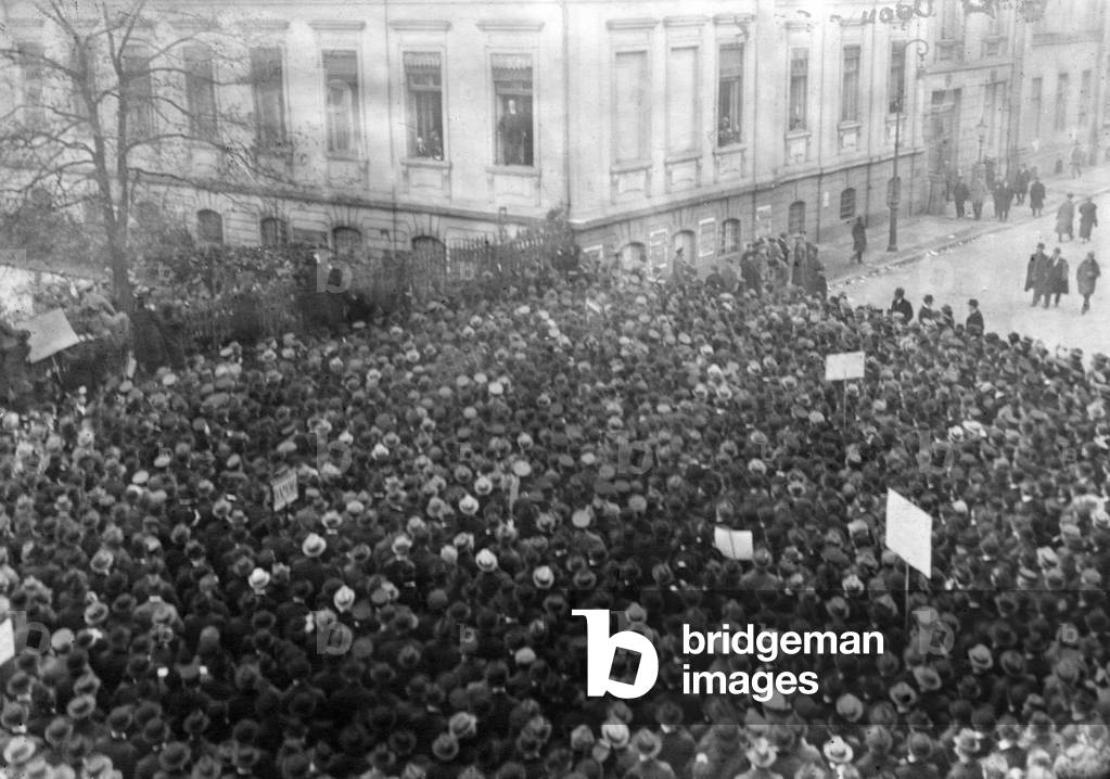 Speech of Philipp Scheidemann at the Reich Chancellery, 1918