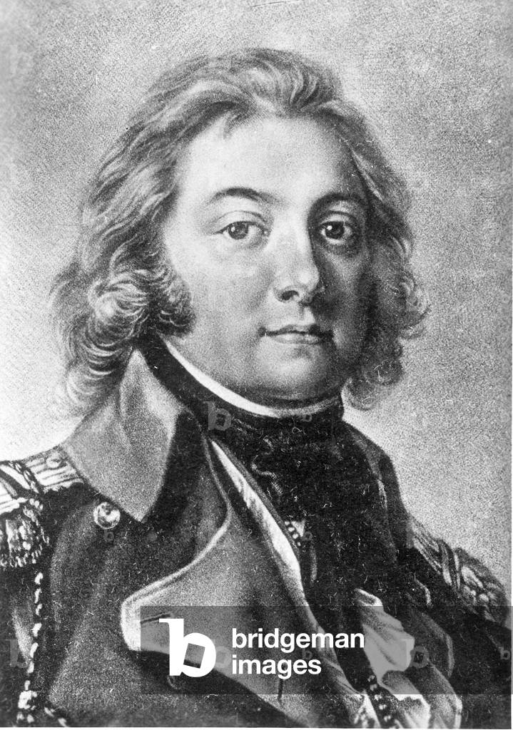 Count Karl Philipp von Schwarzenberg (b/w photo)