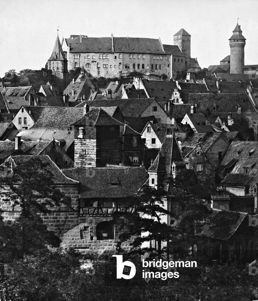 Nuremberg Castle, 1937 (b/w photo)