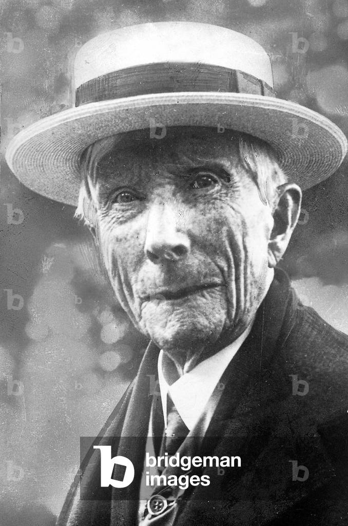 John Davison Rockefeller (b/w photo)
