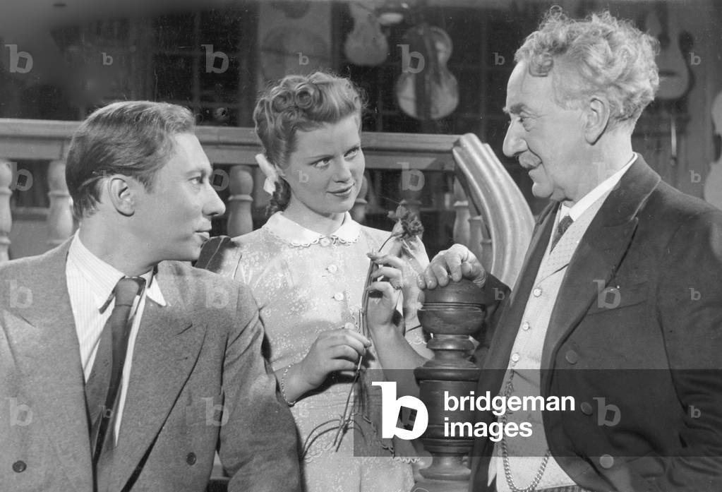 Carl Raddatz, Kristina Söderbaum and Max Gülsdorff, 1943 (b/w photo)