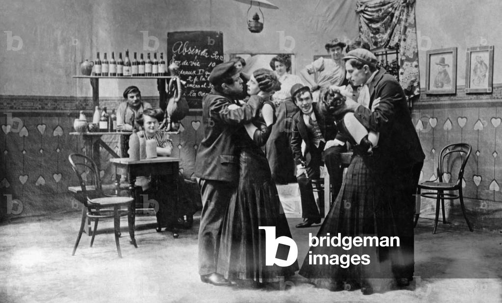 Shooting of a Messter sound film, 1908