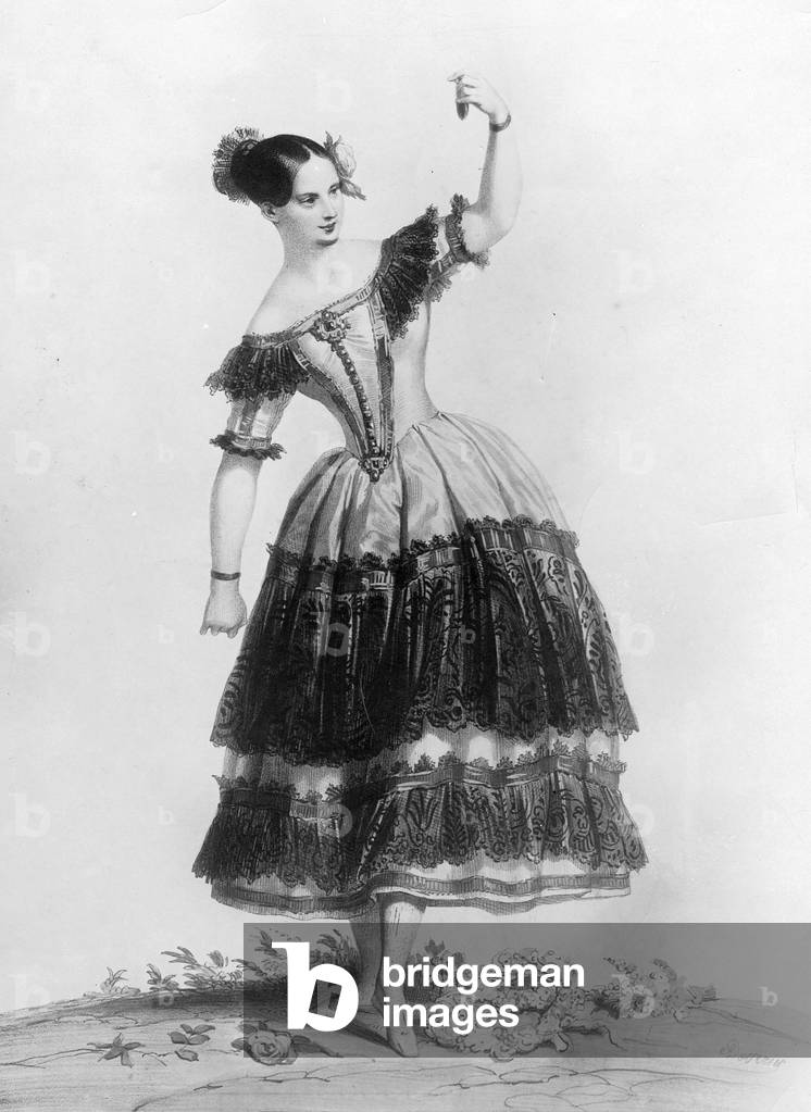 Fanny Elssler (b/w photo)