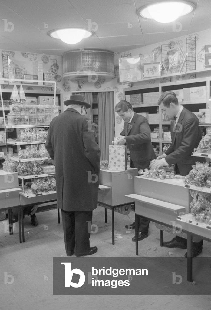 Ludwig Erhard in Bonn, 1964 (b/w photo)