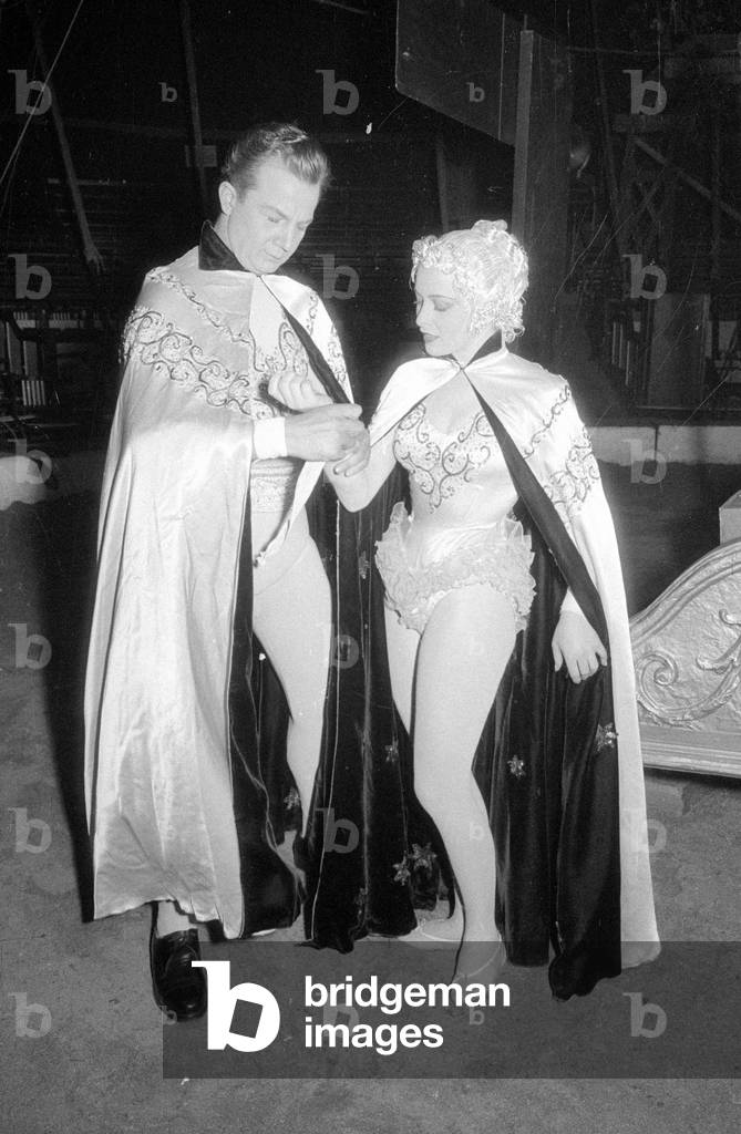 Rudolf Schock and Germaine Damar, 1954 (b/w photo)