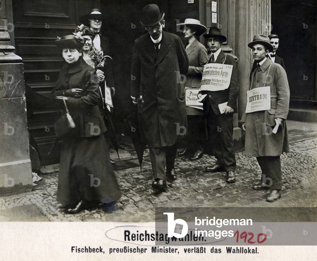 Reichstag elections on the 6th of June, 1920