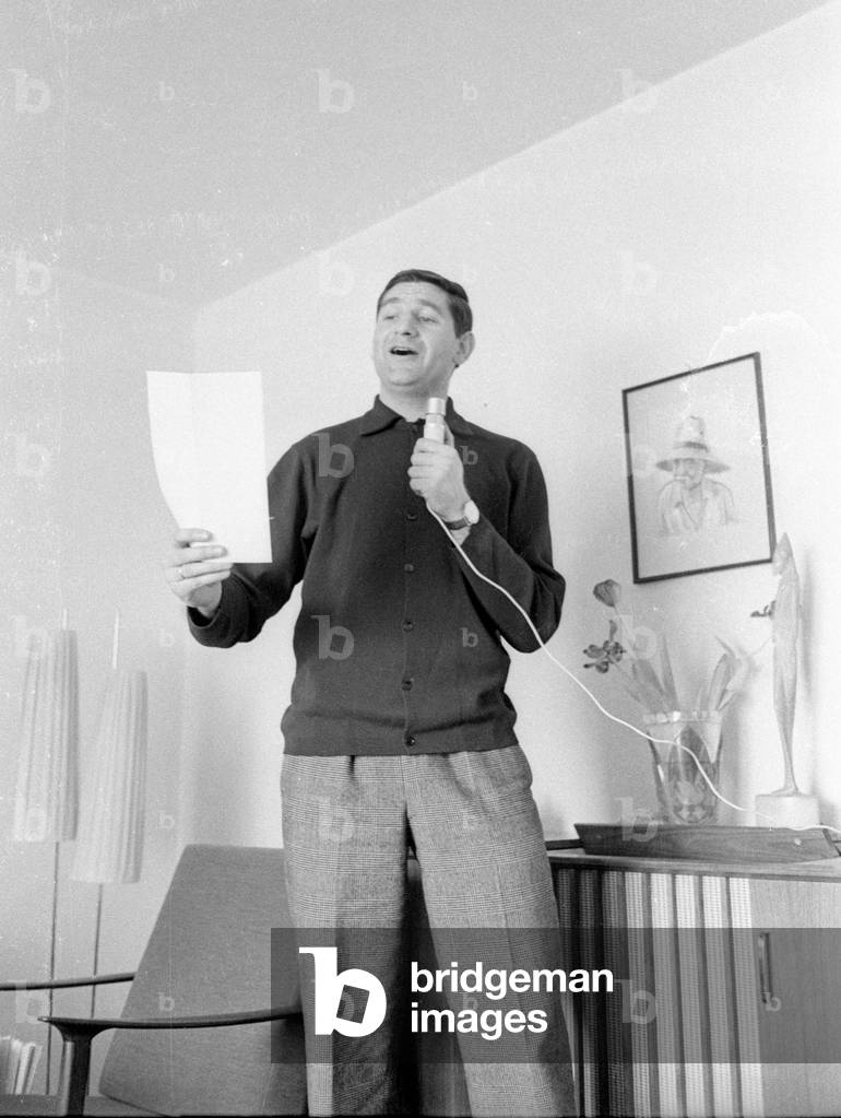 Petar Radenkovic, 1965 (b/w photo)