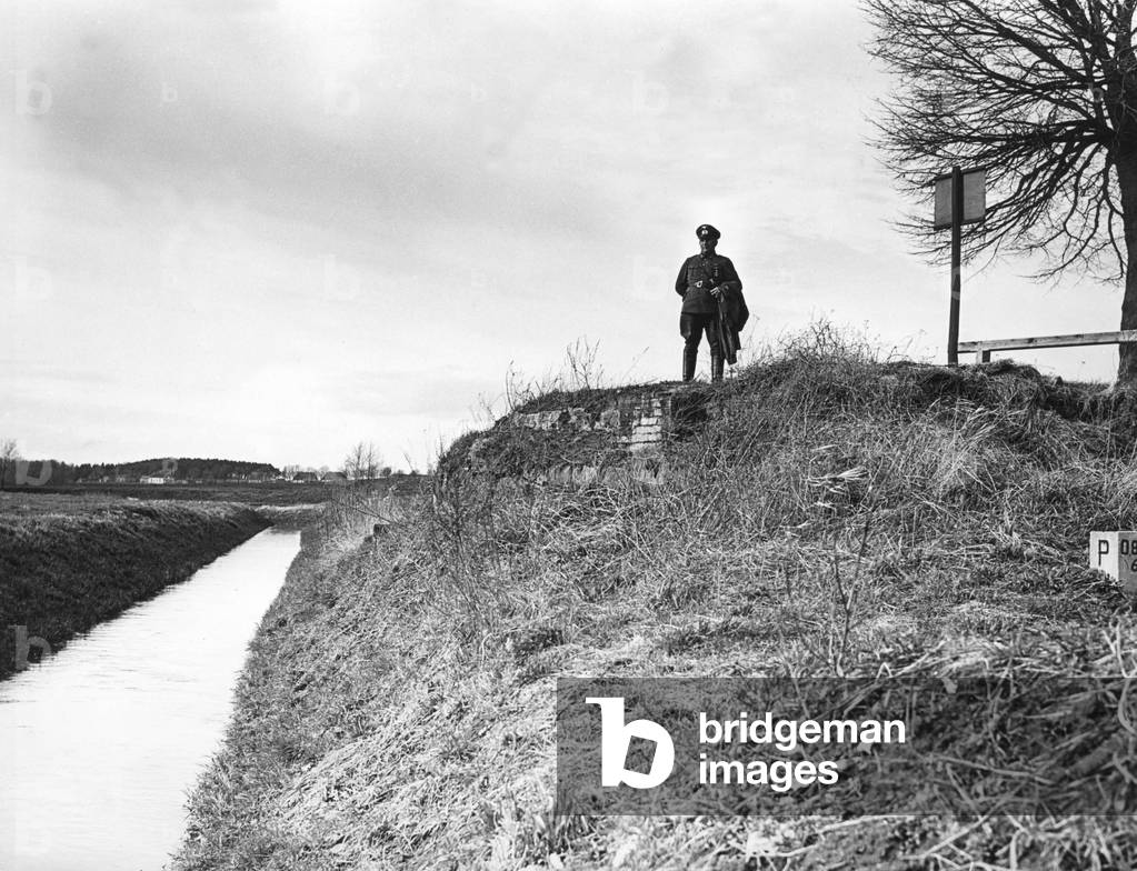 Reichsgrenze (frontier of the German Reich) near Bischofswerder, 1939
