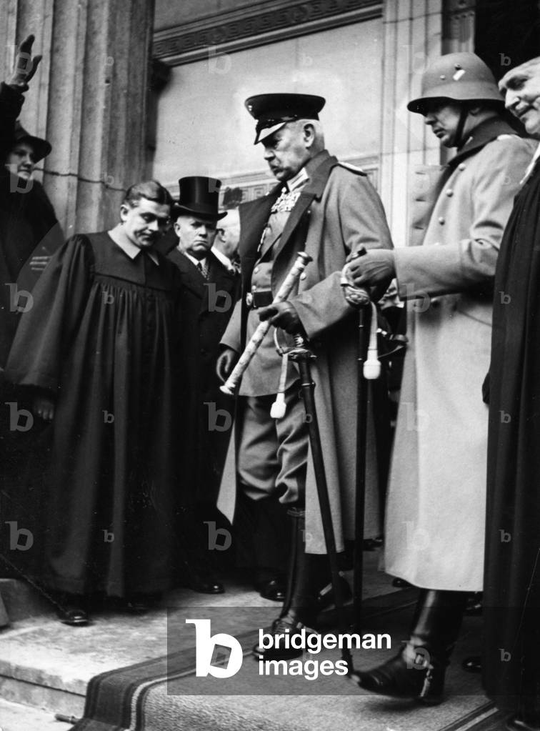 Paul von Hindenburg, 1933 (b/w photo)
