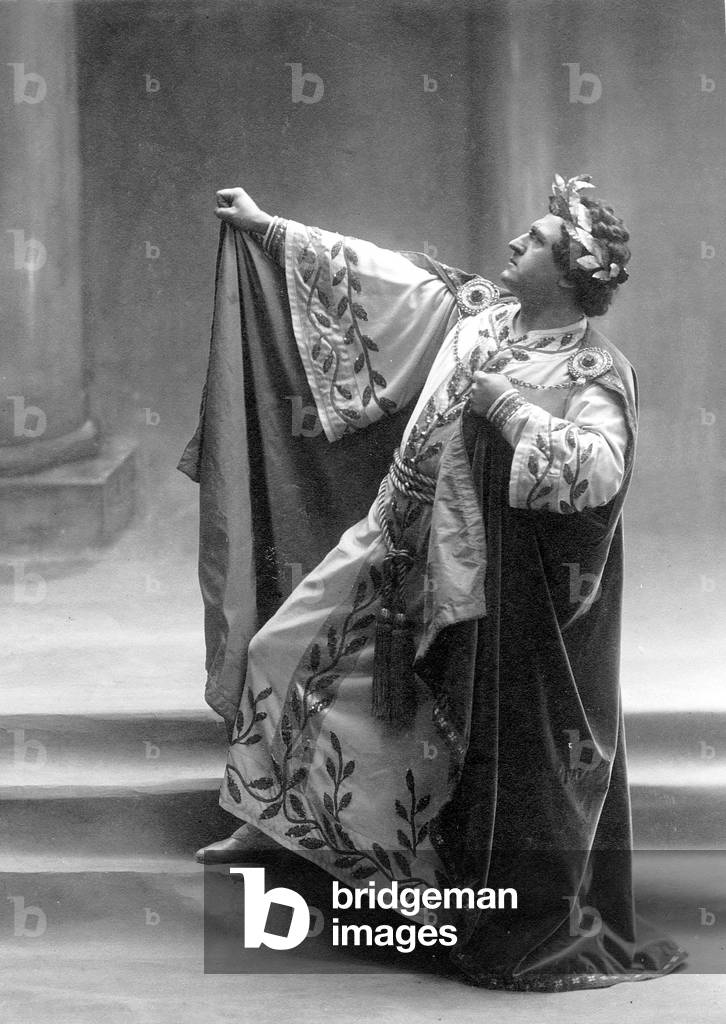 Wilhelm Gruening as 'Rienzi' (b/w photo)