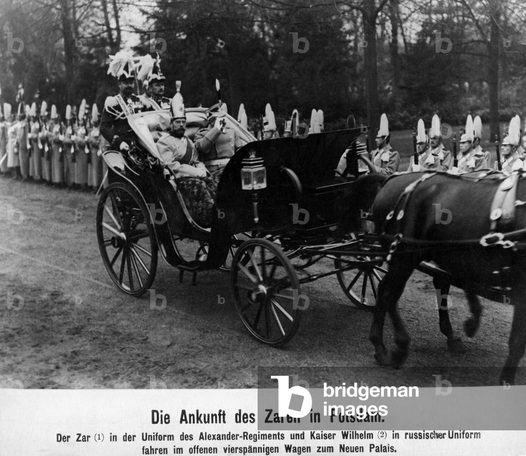 Tsar Nicholas II and Wilhelm II in Potsdam, 1913