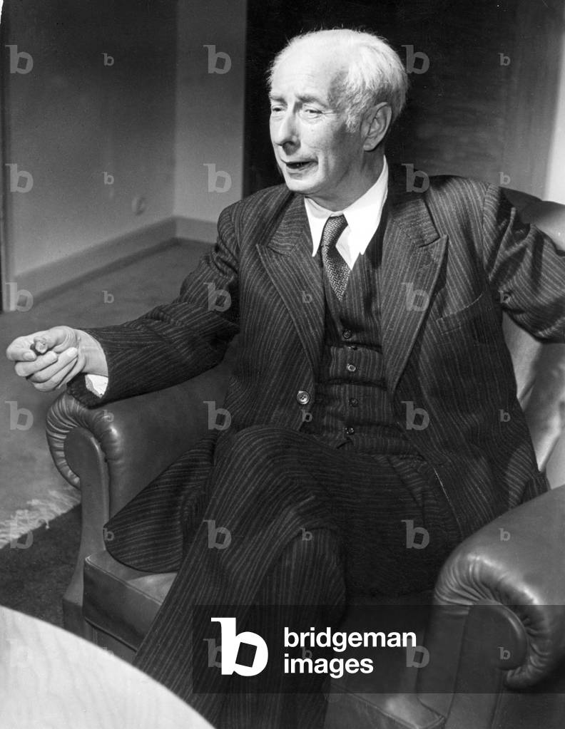 Theodor Heuss, 1949  (b/w photo)