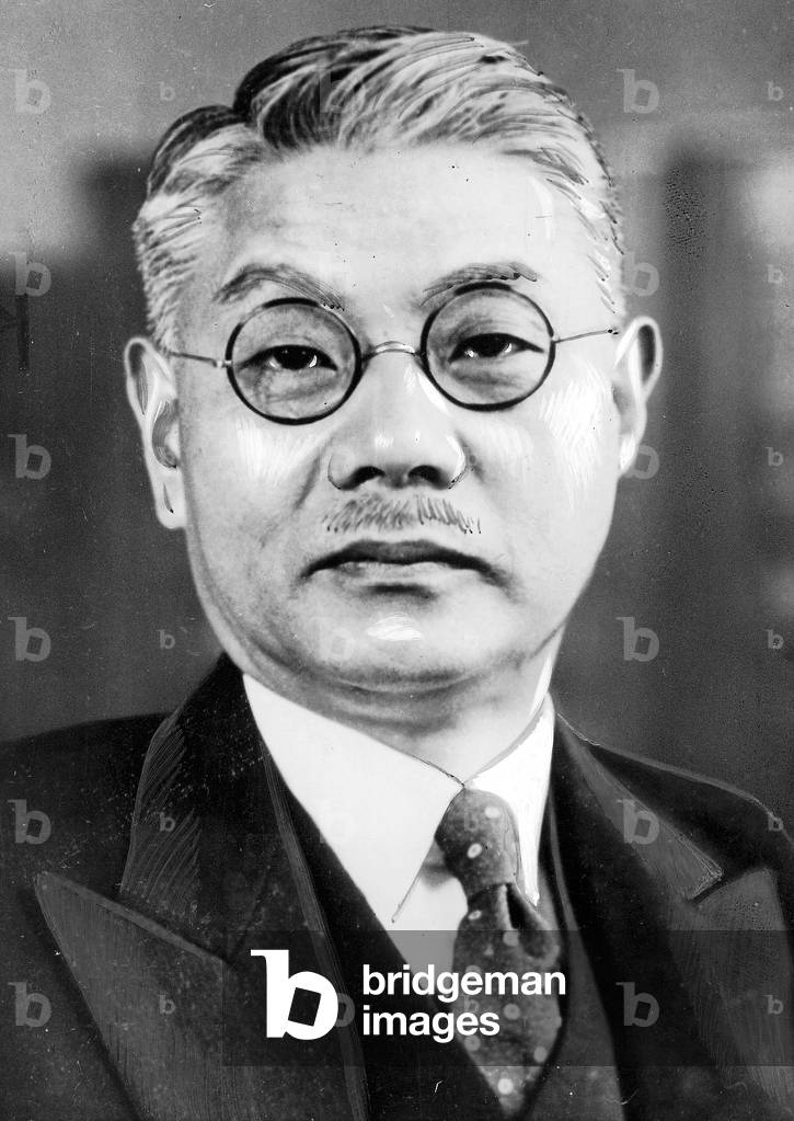 Hachiro Arita, 1938 (b/w photo)