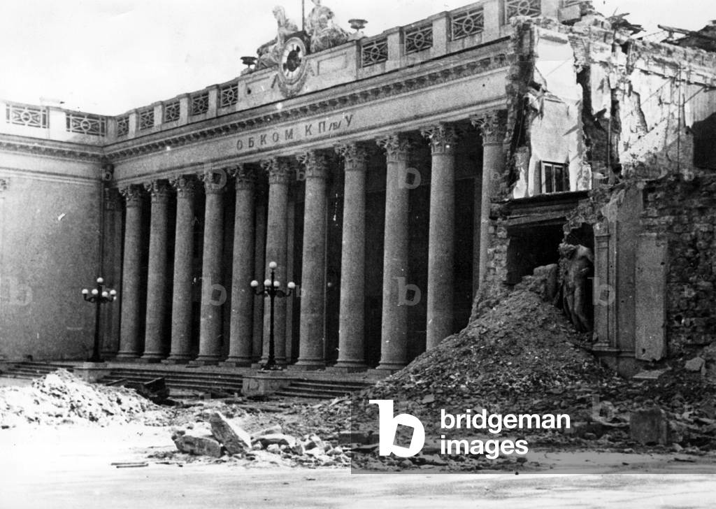 Occupation of Odessa, 1941 (b/w photo)