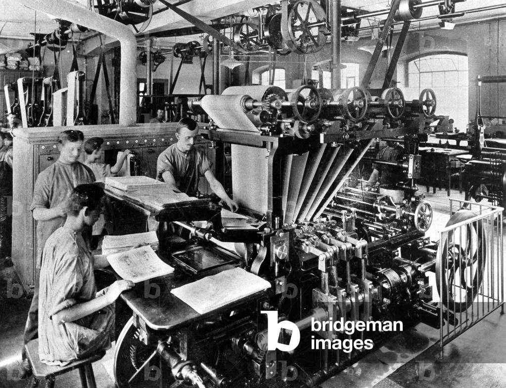 Monetary system before 1914, Imperial Mint in Berlin (1899) (b/w photo)